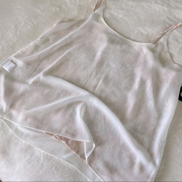 Light Pink Subtle Snakeskin Blouse - Picture 6 of 10